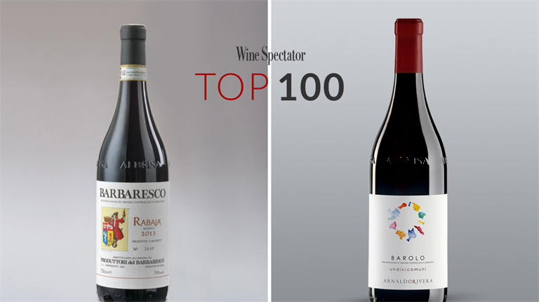 Due vini Cooperativi Piemontesi nella prestigiosa top 100 di Wine Spectator