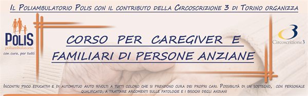 Corso per caregiver e familiari di persone anziane