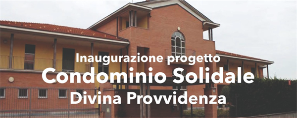 Inaugura a Fossano il condominio solidale Divina Provvidenza