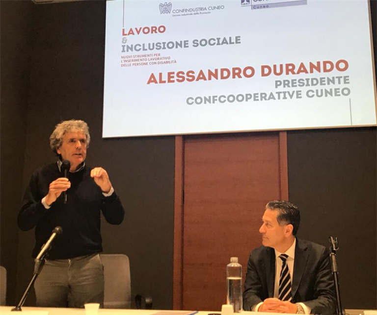 Quando due mondi si incontrano. Accordo su lavoro e inclusione sociale tra Confcooperative e Confindustria Cuneo