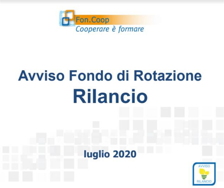 Fon.Coop Avviso 46 Rilancio: 3,5 milioni per formazione e innovazione