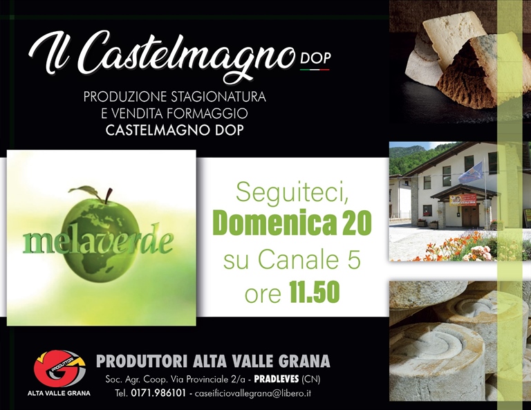 Castelmagno e cooperazione in onda su Melaverde