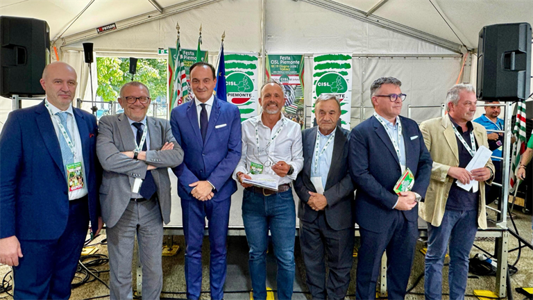 Tino Cornaglia alla Festa di CISL Piemonte: «Disponibili a costruire insieme la Regione di domani»