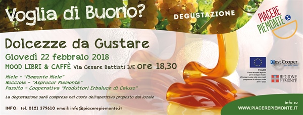 Le “Serate d’Emozione” di Piacere Piemonte sbarcano al Mood Café, a due passi da Piazza Carignano