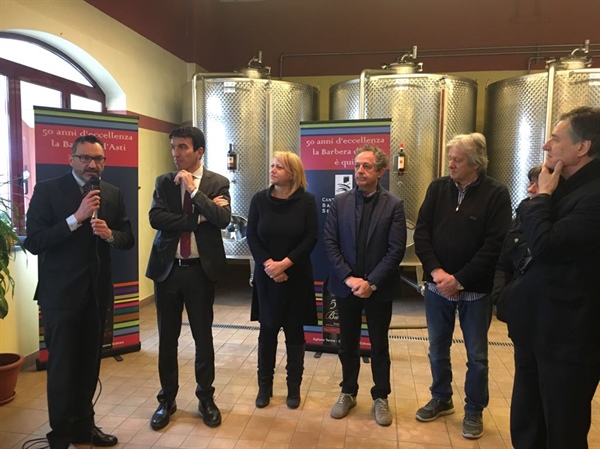 Il Ministro Maurizio Martina ospite della Cantina Sociale Barbera dei Sei Castelli